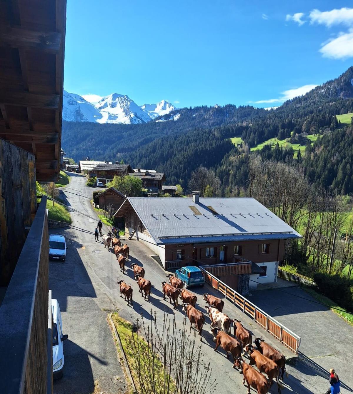Apartamento La Loulettaz Le Grand-Bornand Exterior foto